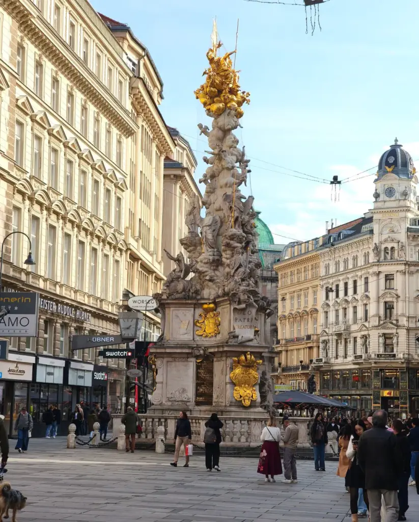 Чумная колонна на улице Грабен